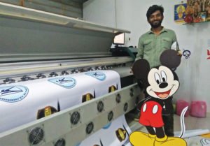 Madhu at Rajajinagar branch of Big Prints